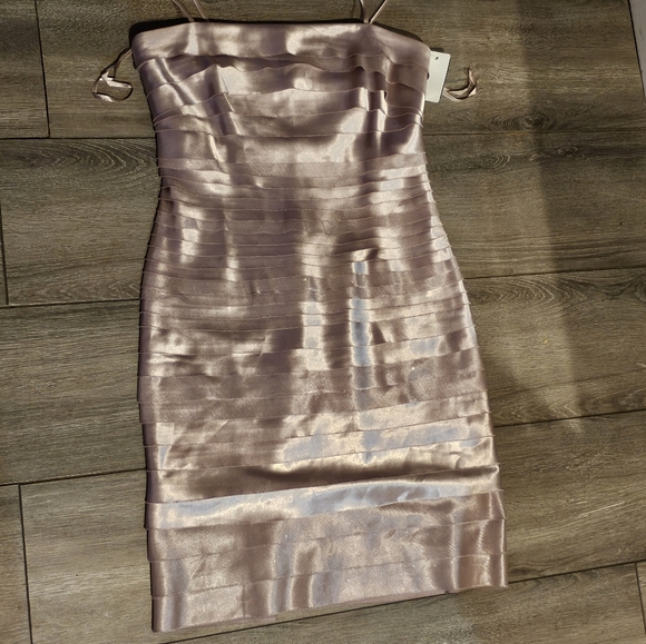 Blush cocktail dress size large - Picture 3 of 3